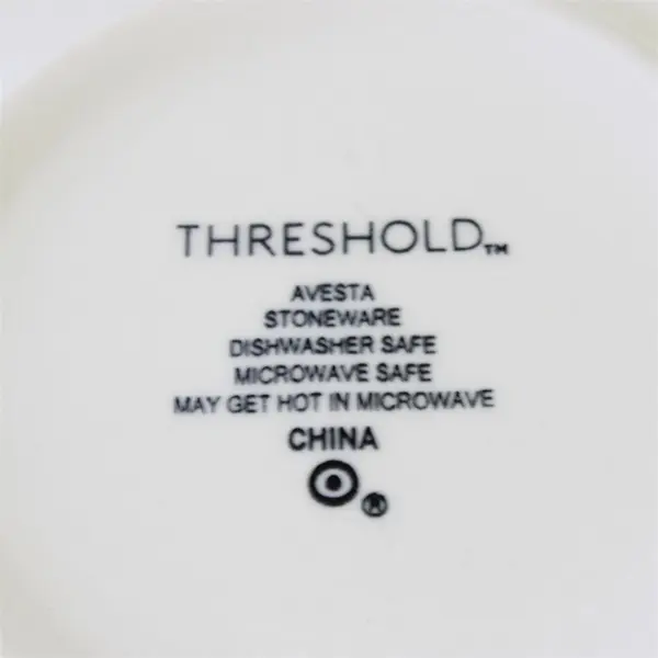 Threshold Set of 4 Avesta White Stoneware Soup Bowls Diameter of 6in.