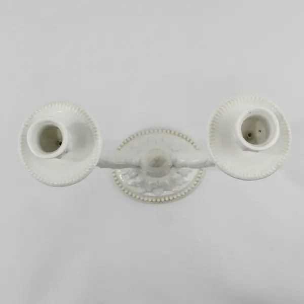 Lenox Butler's Pantry Porcelain Double  Candlestick Holder 10.25" Italy