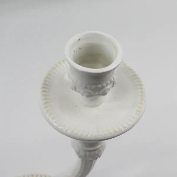 Lenox Butler's Pantry Porcelain Double  Candlestick Holder 10.25" Italy
