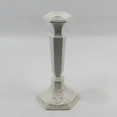 Lenox Butler's Pantry 9" Candle Holder Embossed  Scrolls