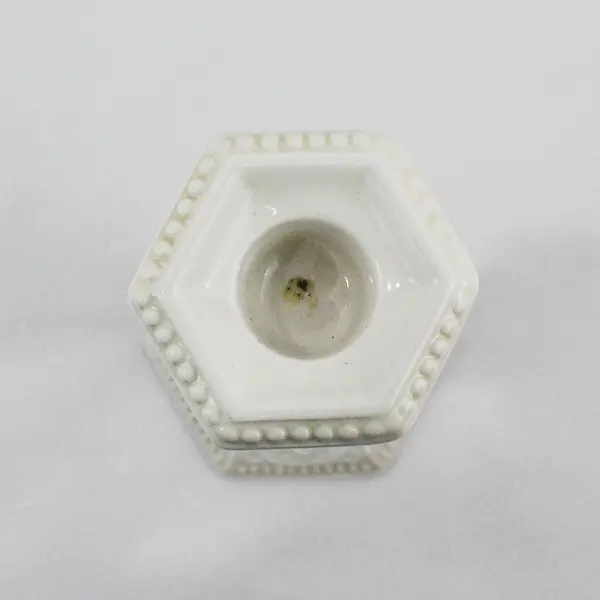 Lenox Butler's Pantry 9" Candle Holder Embossed  Scrolls