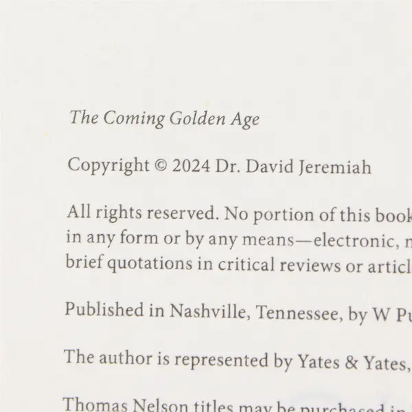 The Coming Golden Age: 31 Ways To Be Kingdom Ready By Dr. David Jeremiah