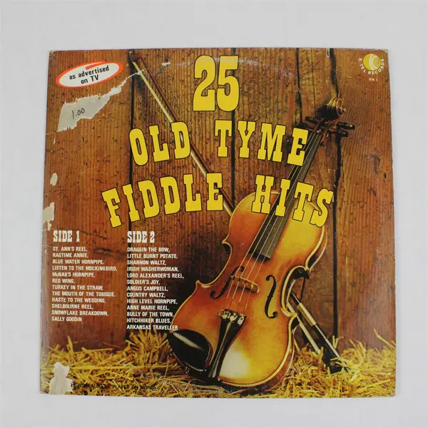 K-Tel 25 Old Tyme Fiddle Hits 12" Vinyl Record LP