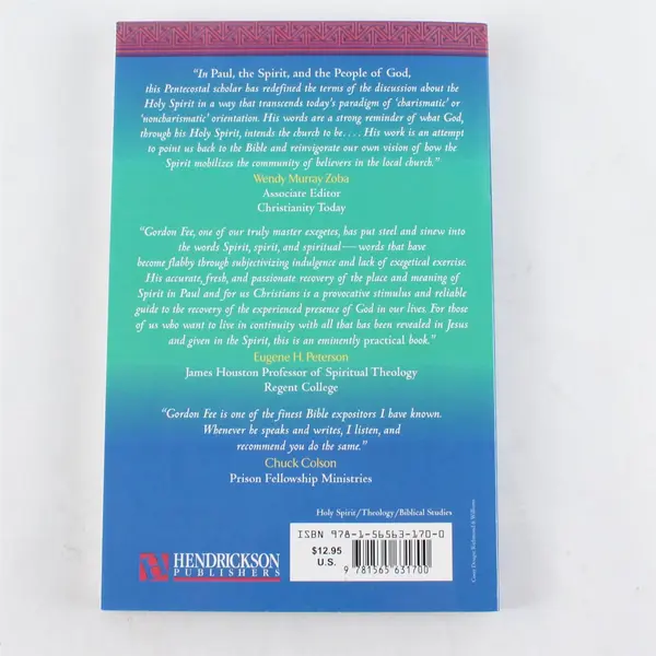 Paul, the Spirit, and the People of God Gordon D. Fee
