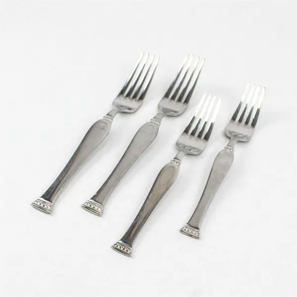 Lot of 4 Retroneu Istanbul 18/10 Stainless Steel Fork Set 2 Dinner 2 Salad