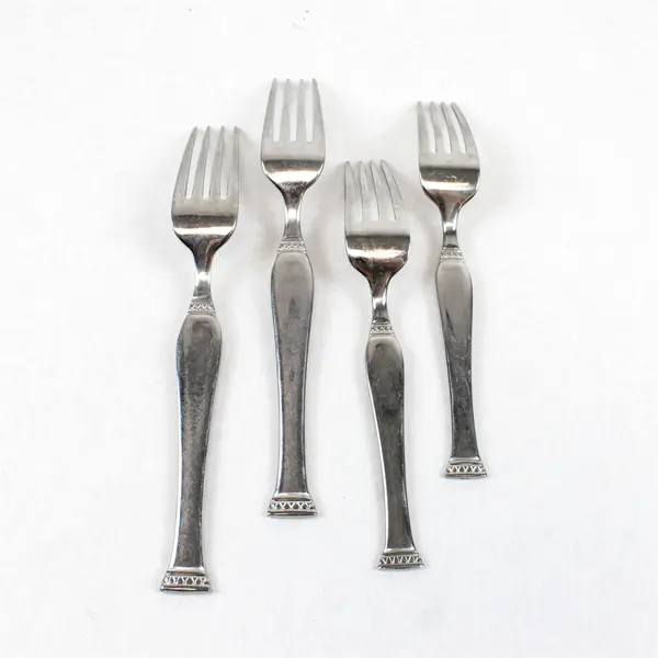 Lot of 4 Retroneu Istanbul 18/10 Stainless Steel Fork Set 2 Dinner 2 Salad