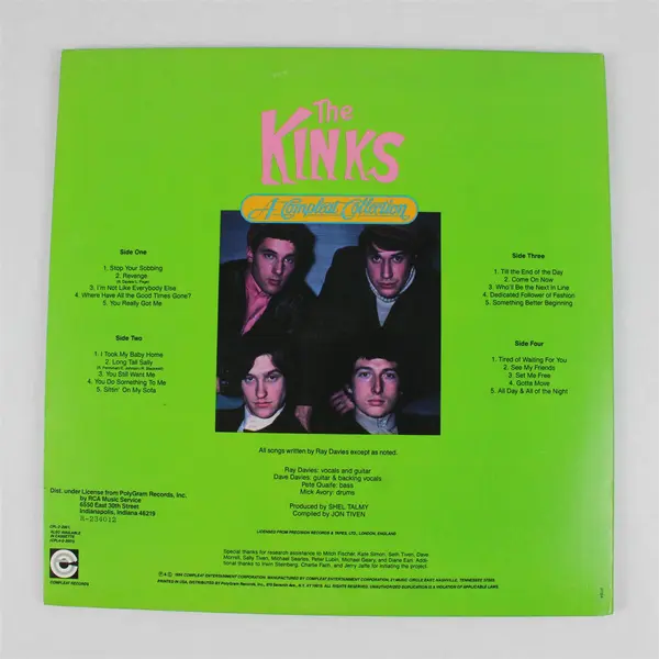 The Kinks A Compleat Collection 2  12" Vinyl records