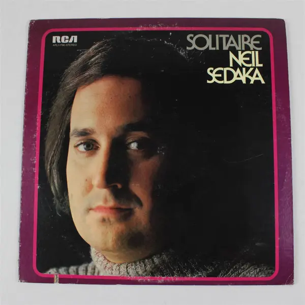 Neil Sedaka "Solitaire" 12" Vinyl Record
