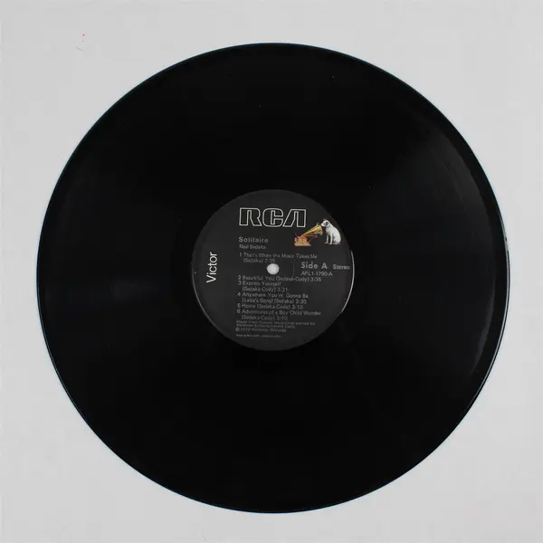 Neil Sedaka "Solitaire" 12" Vinyl Record