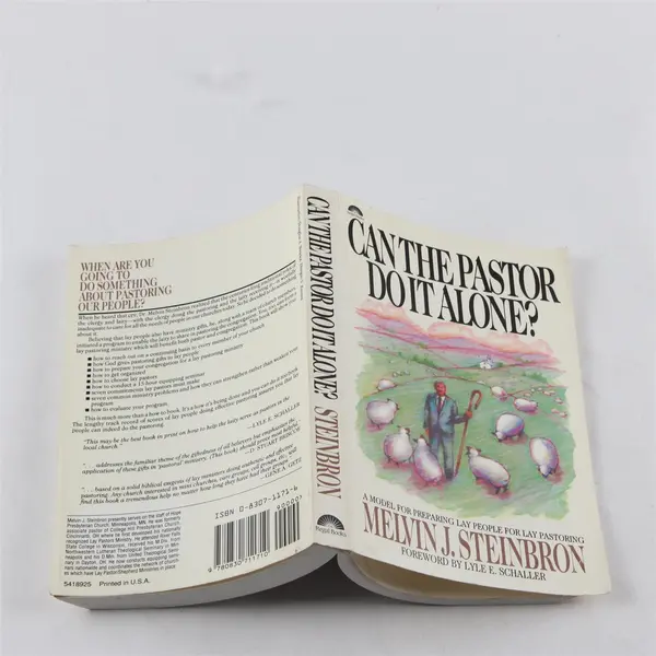 Can the Pastor Do It Alone? By Melvin J. Steinbron Paperback 1987