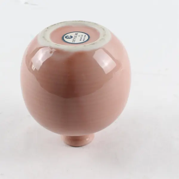 Vintage Cost Plus Inc Ceramic Vase Glossy Pink Glaze