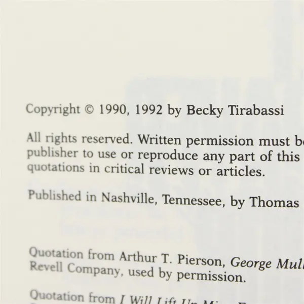 Let Prayer Change Your Life Paperback By Becky Tirabassi 1992