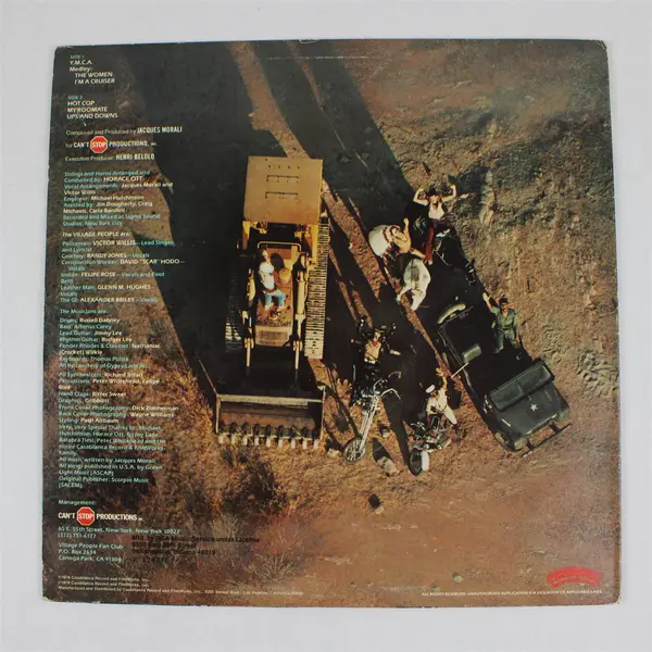 Village People Cruisin' 12" Vinyl Record 