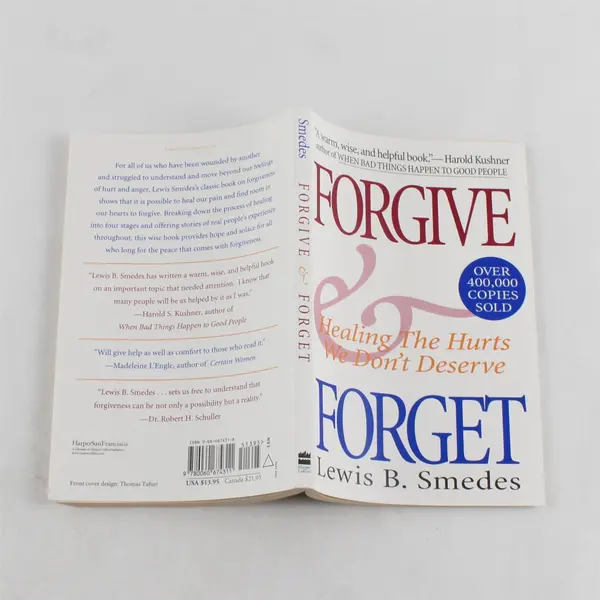 Forgive and Forget: Healing the Hurts We Don't Deserve By Lewis B. Smedes 1996