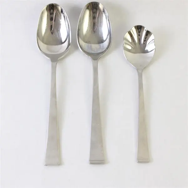 Lot of 3 Retroneu Maxima Flatware Set 2 Place Spoons 1 Sugar Spoon 18/8 SS