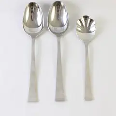 Lot of 3 Retroneu Maxima Flatware Set 2 Place Spoons 1 Sugar Spoon 18/8 SS