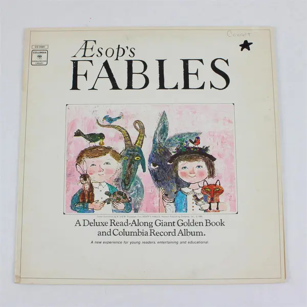 Marshall Izen Aesop's Fables Columbia Book & Record Library 12in LP