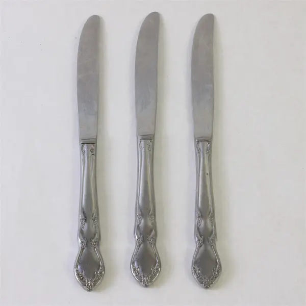 Set of 3 Retroneu Jenna Dinner Knives Flatware Replacement