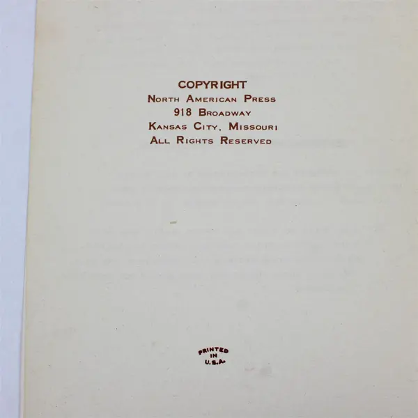 Vintage Spiral Cookbook Deep River Women's Club Recipes Kansas City, MO