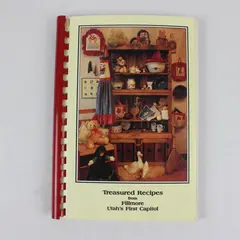 1993 Treasured Recipes from Fillmore Utah's First Capitol Cookbook