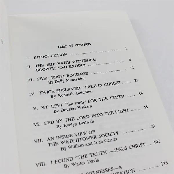 We Left Jehovah's Witnesses Personal Testimonies Gruss 1975 Baker PB