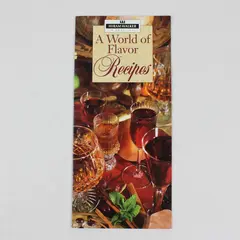 Vintage A World of Flavor Recipes Hiram Walker Original Recipe Pamphlet