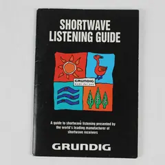 Grundig Shortwave Listening Guide For North America 1994 Booklet