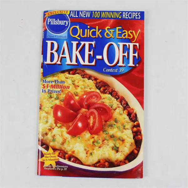 Pillsbury Classic Cookbook #229 Quick & Easy Bake-Off Cookbook 2000 Contest 39