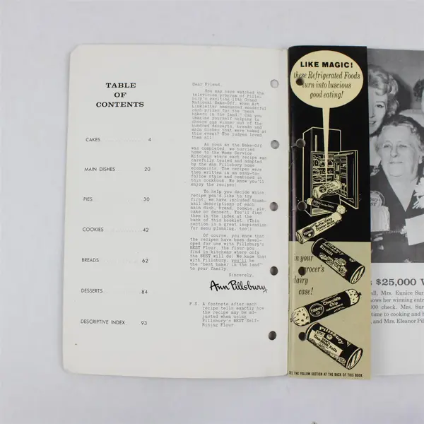 Pillsbury 11th Grand National  Bake-Off  100 Prize Winning Recipes Cookbook MCM