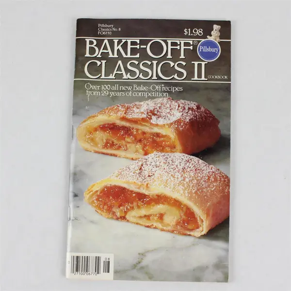 Vintage 1981 Pillsbury Bake-Off Classics II Paperback Cookbook