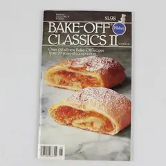 Vintage 1981 Pillsbury Bake-Off Classics II Paperback Cookbook