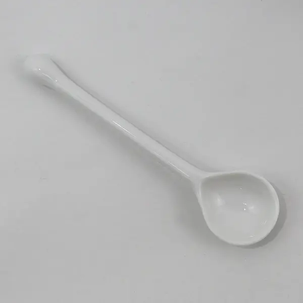 White Porcelain Jam Jelly Or Sugar Jar With Lid And Spoon