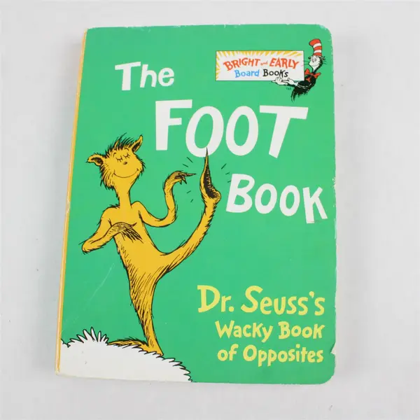 The Foot Book Dr. Seuss's Wacky Book of Opposites 1996 Children's Board Book