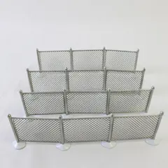 Dept 56 Heritage Village Chain Link Fence Extensions Set of 4 #52353