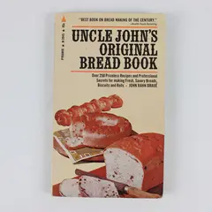 Uncle John's Original Bread Book John Rahn Braué 1971 Paperback Cookbook