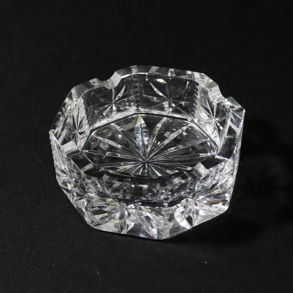 Waterford Crystal Octagon Star Pattern Ashtray