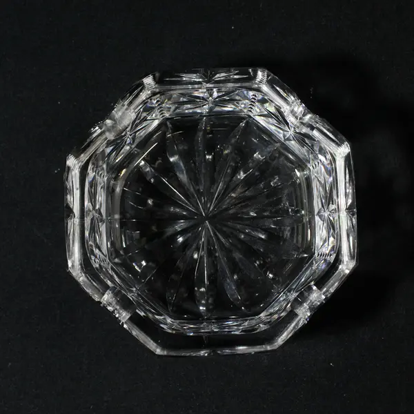 Waterford Crystal Octagon Star Pattern Ashtray