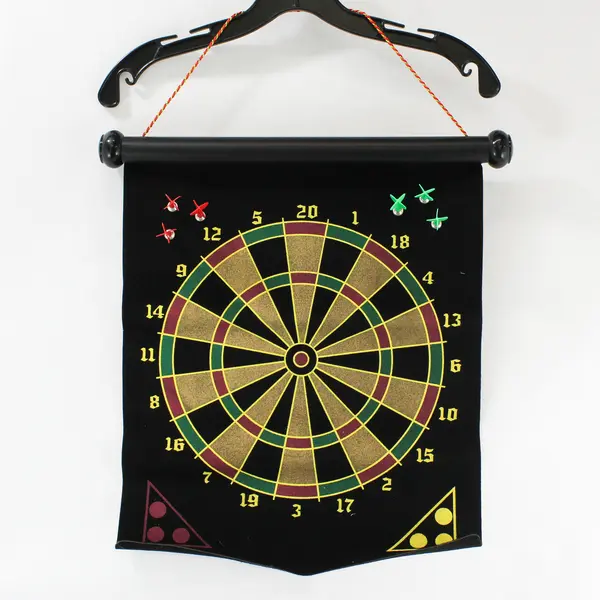 Magnetic Dart Board Set with 6 Magnetic Darts 