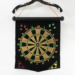 Magnetic Dart Board Set with 6 Magnetic Darts 