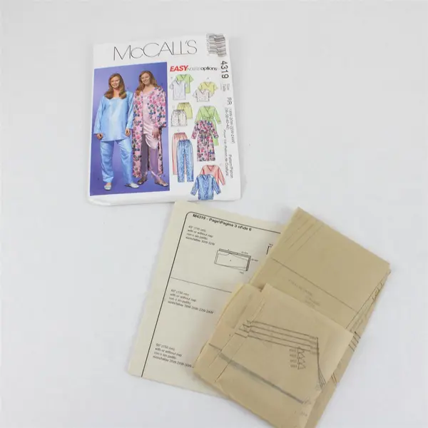 2003 McCall's Pattern 4319 Women's Pajama Sets Size RR 18W-24W UNCUT