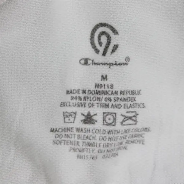 C9 by Champion White Racerback Sports Bra Women's Size M Adjustable Strap