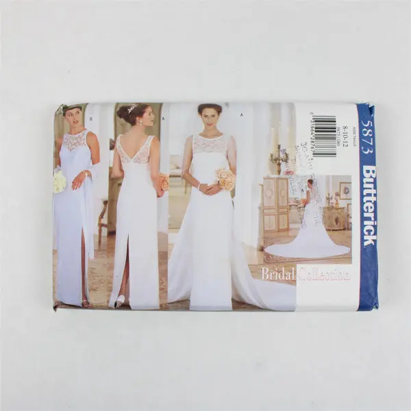 1998 Butterick Pattern 5873 Misses' Petite Wedding Dress Size 8-12 UNCUT