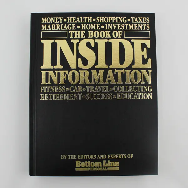 1993 The Book of Inside Information From Bottom Line Personal Revised Edition HC