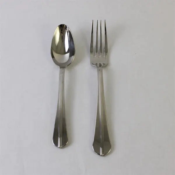 Lot of 2 Reed & Barton Tilden 18/10 Stainless Dinner Fork & Place Spoon