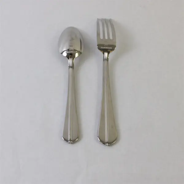 Lot of 2 Reed & Barton Tilden 18/10 Stainless Dinner Fork & Place Spoon