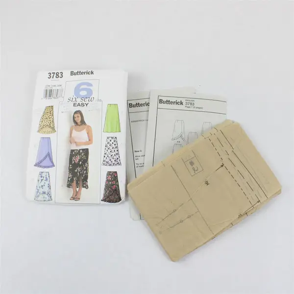 2003 Butterick Pattern 3783 Women's Skirts Size 22W-26W UNCUT