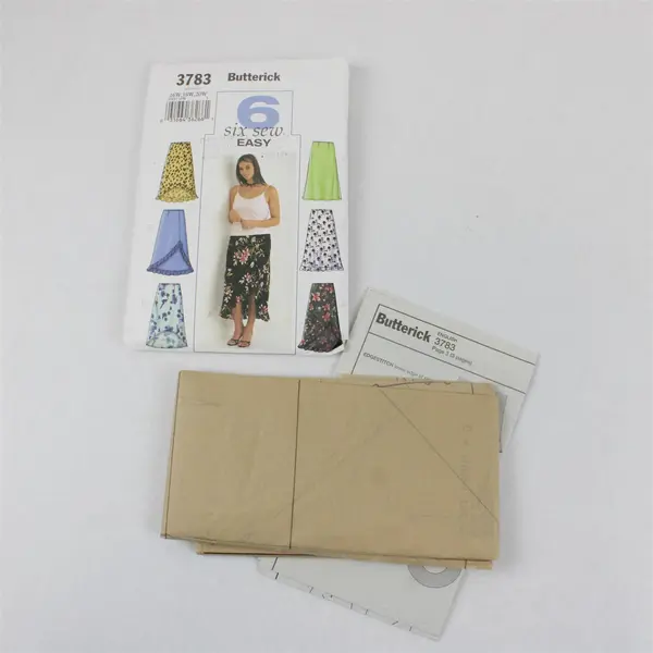 2003 Butterick Pattern 3783 Women's Skirts Size 16W-20W UNCUT