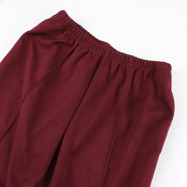 Haband! Women's Dark Red Pants Size 10P Elastic Waist Pockets Straight Leg