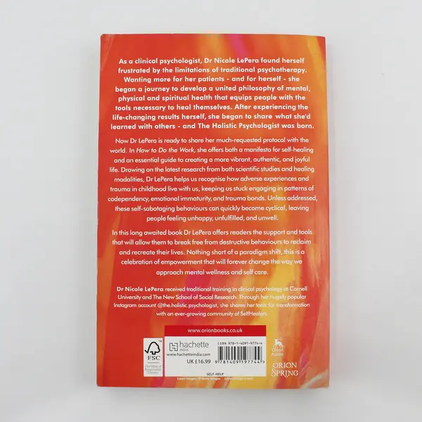 How to Do the Work Dr Nicole LePera The Holistic Psychologist 2021 Paperback