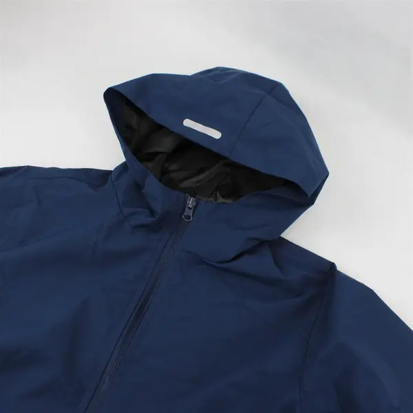 SLWOSDLDS Boys Navy Blue Hooded Full Zip Rain Jacket Size 8-9Y